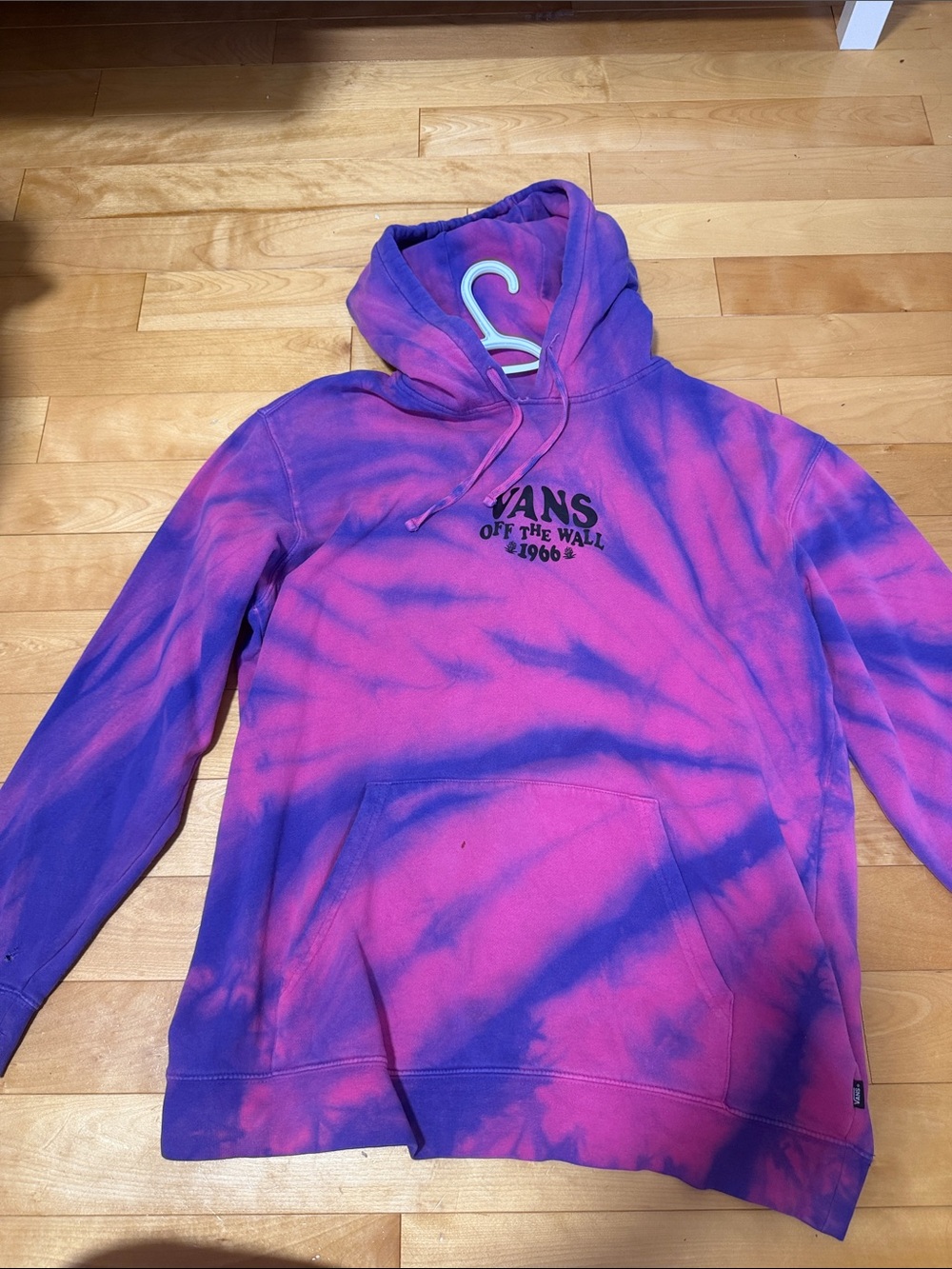 Vans Pink & Purple Tie-Dye Pullover Hoodie